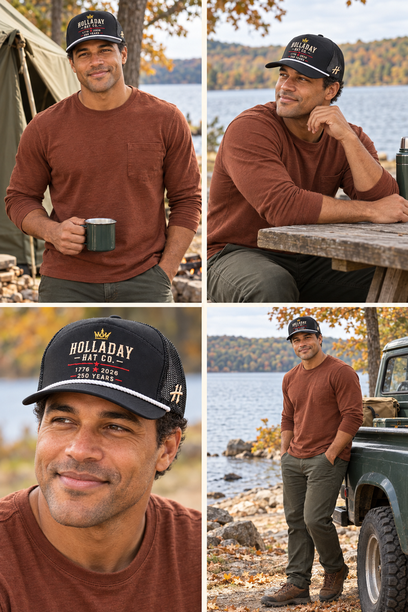 The Heritage Black Trucker